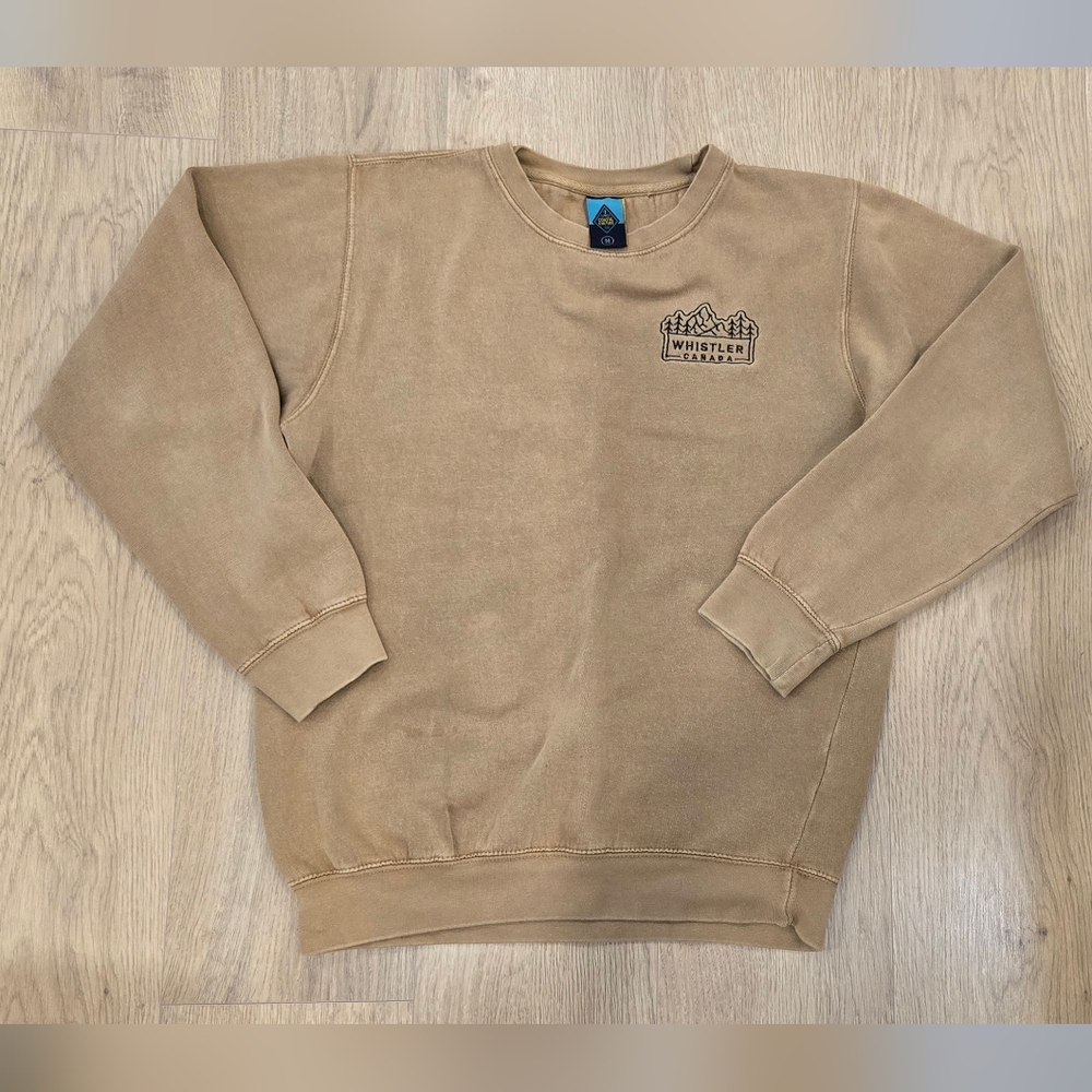 Men's Tan Whistler Crewneck Sweater